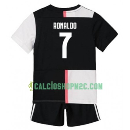Juventus Cristiano Ronaldo 7 Bambino Maglia Prima 2019/2020 Manica Corta (+ Pantaloncini)